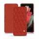 Funda de piel Samsung Galaxy S21 Ultra - Papaye - Couture ( Pantone 180C ) 