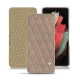 硬质真皮保护套 Samsung Galaxy S21 Ultra - Taupe vintage - Couture