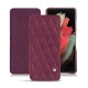 Housse cuir Samsung Galaxy S21 Ultra - Prune vintage - Couture