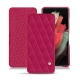 Capa em pele Samsung Galaxy S21 Ultra - Rose fluo - Couture