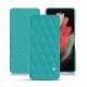 Capa em pele Samsung Galaxy S21 Ultra - Bleu fluo - Couture