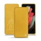 Capa em pele Samsung Galaxy S21 Ultra - Jaune soulèu