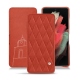 Custodia in pelle Samsung Galaxy S21 Ultra - Arange clouquié - Couture