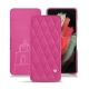 硬质真皮保护套 Samsung Galaxy S21 Ultra - Rose BB - Couture