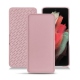 Housse cuir Samsung Galaxy S21 Ultra - Rose PU