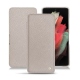 Custodia in pelle Samsung Galaxy S21 Ultra - Taupe innocent