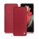 Custodia in pelle Samsung Galaxy S21 Ultra - Rouge passion