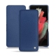 Custodia in pelle Samsung Galaxy S21 Ultra - Bleu frisson