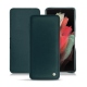 Samsung Galaxy S21 Ultra leather case - Bleu Veggie