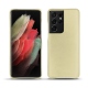 Funda de piel Samsung Galaxy S21 Ultra - Beige ( Nappa - Pantone 7502C ) 