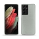 Funda de piel Samsung Galaxy S21 Ultra - Gris ( Nappa - Pantone W428C ) 