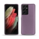 Lederschutzhülle Samsung Galaxy S21 Ultra - Lilas ( Nappa - Pantone 2645U ) 
