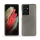 Funda de piel Samsung Galaxy S21 Ultra - Acier vintage ( Pantone 403C ) 