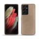 Funda de piel Samsung Galaxy S21 Ultra - Taupe vintage ( Pantone 7530C ) 