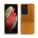 Funda de piel Samsung Galaxy S21 Ultra - Or Maïa ( Pantone 871C ) 