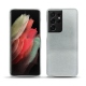 Lederschutzhülle Samsung Galaxy S21 Ultra - Platinium ( Pantone 877C ) 