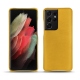 Custodia in pelle Samsung Galaxy S21 Ultra - Jaune soulèu