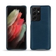 レザーケース Samsung Galaxy S21 Ultra - Blu mediterran