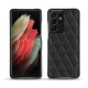 Lederschutzhülle Samsung Galaxy S21 Ultra - Noir - Couture ( Nappa - Black ) 