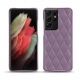 Custodia in pelle Samsung Galaxy S21 Ultra - Lilas - Couture ( Nappa - Pantone 2645U ) 