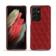 レザーケース Samsung Galaxy S21 Ultra - Tomate - Couture ( Pantone 187C ) 