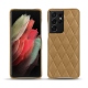 Coque cuir Samsung Galaxy S21 Ultra - Sable vintage - Couture