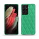 Custodia in pelle Samsung Galaxy S21 Ultra - Menthe vintage - Couture