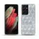 レザーケース Samsung Galaxy S21 Ultra - Platinium - Couture