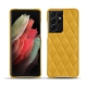 Custodia in pelle Samsung Galaxy S21 Ultra - Jaune soulèu - Couture