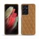 レザーケース Samsung Galaxy S21 Ultra - Castan esparciate - Couture