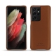 Funda de piel Samsung Galaxy S21 Ultra - Marron PU