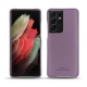 Capa em pele Samsung Galaxy S21 Ultra - Lilas PU