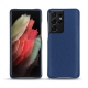 Lederschutzhülle Samsung Galaxy S21 Ultra - Bleu frisson