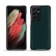 Custodia in pelle Samsung Galaxy S21 Ultra - Vert séduisant