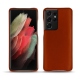 Custodia in pelle Samsung Galaxy S21 Ultra - Orange Veggie