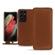 Lederschutzhülle Samsung Galaxy S21 Ultra - Marron PU