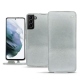 Samsung Galaxy S21+ leather case - Platinium ( Pantone 877C ) 