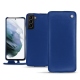 Lederschutzhülle Samsung Galaxy S21+ - Bleu océan ( Nappa - Pantone 293C ) 