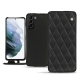 Lederschutzhülle Samsung Galaxy S21+ - Noir - Couture ( Nappa - Black ) 