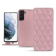 硬质真皮保护套 Samsung Galaxy S21+ - Rose - Couture ( Nappa - Pantone 2365C ) 