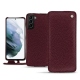 Samsung Galaxy S21+ leather case - Lie de vin ( Pantone 5115C ) 
