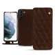 Funda de piel Samsung Galaxy S21+ - Châtaigne - Couture ( Pantone 476C ) 
