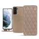 Funda de piel Samsung Galaxy S21+ - Taupe vintage - Couture