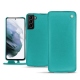 Custodia in pelle Samsung Galaxy S21+ - Bleu fluo