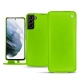 Funda de piel Samsung Galaxy S21+ - Vert fluo