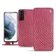 硬质真皮保护套 Samsung Galaxy S21+ - Serpent ciclamino