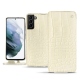 Funda de piel Samsung Galaxy S21+ - Crocodile milk