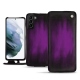 Custodia in pelle Samsung Galaxy S21+ - Violet Patine