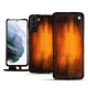 Samsung Galaxy S21+ leather case - Fauve Patine