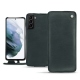 Samsung Galaxy S21+ leather case - Blu marino